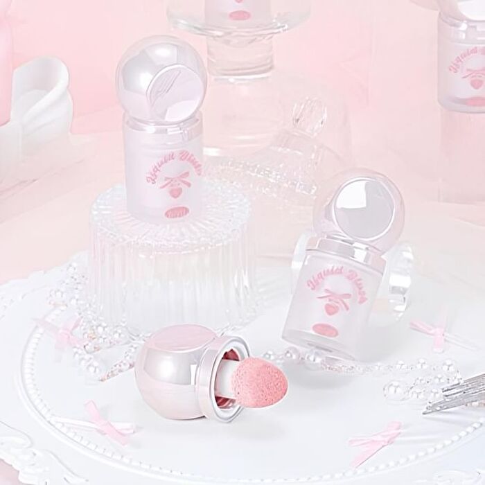 Bowknot Watery Liquid Blush - 4 Colors - 104# Creamy Apricot - 2.8g