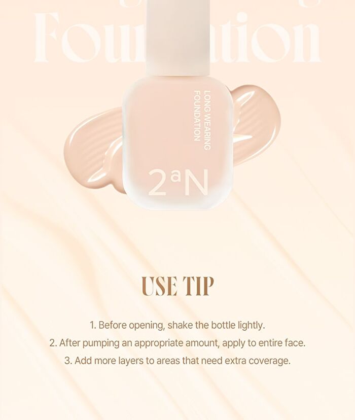 Long Wearing Foundation - 3 Colors - 2025 Version - #21 Ivory