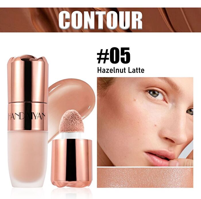 Rose Glow Liquid Contour / Highlighter - 5 Colors - 06# Brown Sugar - 7.6ml