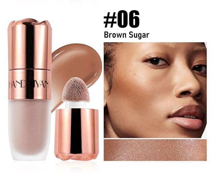 Rose Glow Liquid Contour / Highlighter - 5 Colors - 06# Brown Sugar - 7.6ml