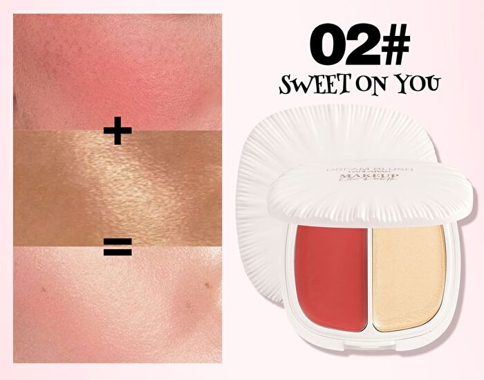 Dream Highlighter Blush Palette- 6 Colors - 06# Second Chance - 5.8g