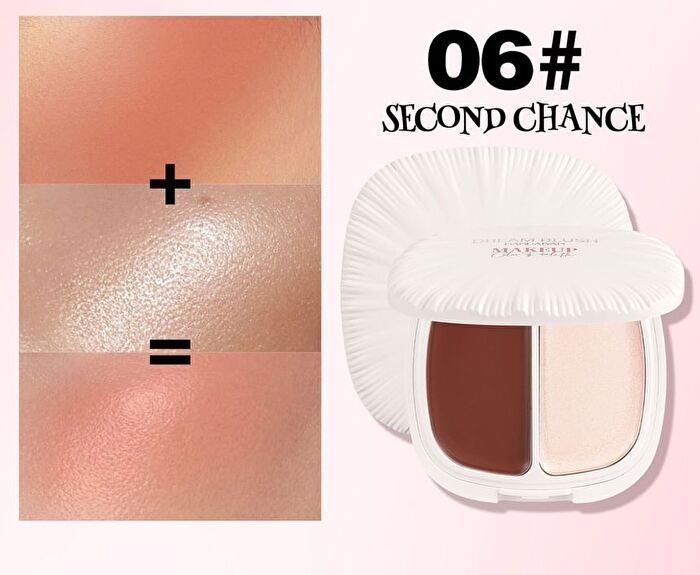 Dream Highlighter Blush Palette- 6 Colors - 06# Second Chance - 5.8g