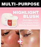 Dream Highlighter Blush Palette- 6 Colors - 06# Second Chance - 5.8g
