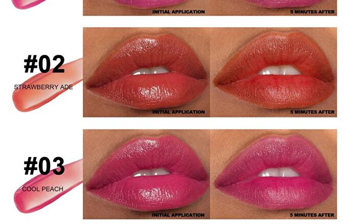 Milk Tea Matte Liquid Lipstick - 6 Colors - 03# Cool Peach - 5.8ml
