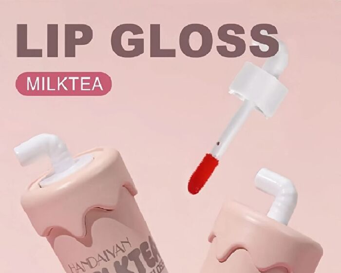 Milk Tea Matte Liquid Lipstick - 6 Colors - 03# Cool Peach - 5.8ml