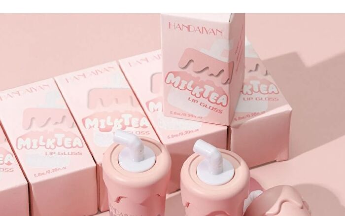 Milk Tea Matte Liquid Lipstick - 6 Colors - 03# Cool Peach - 5.8ml