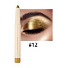 Dual-Ended Pearlescent Eyeshadow Stick - 10 Colors - 07# Dark Red - 0.85g