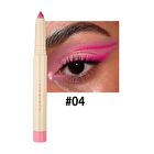 Dual-Ended Pearlescent Eyeshadow Stick - 10 Colors - 07# Dark Red - 0.85g