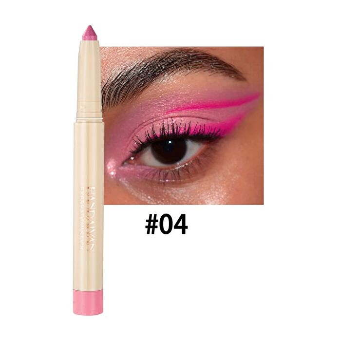Dual-Ended Pearlescent Eyeshadow Stick - 10 Colors - 07# Dark Red - 0.85g