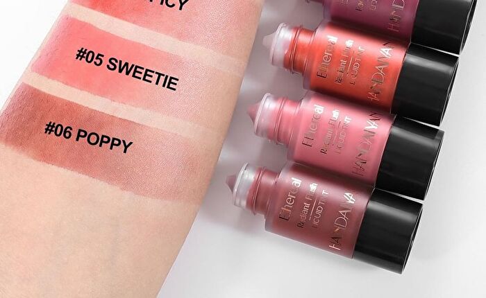 Radiant Flush Liquid Blush - 6 Colors - 06# Poppy - 11ml