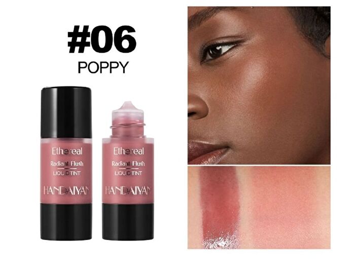 Radiant Flush Liquid Blush - 6 Colors - 06# Poppy - 11ml
