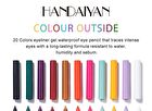 Waterproof Matte Gel Eyeliner - 10 Colors - 09# Purple - 0.2g