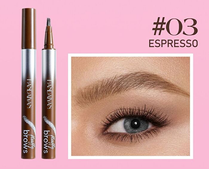Wild Waterproof Liquid Brow Pen - 5 Colors - 05# Ebony Black - 0.55ml
