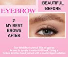 Wild Waterproof Liquid Brow Pen - 5 Colors - 05# Ebony Black - 0.55ml