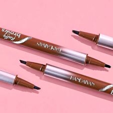 Wild Waterproof Liquid Brow Pen - 5 Colors - 05# Ebony Black - 0.55ml