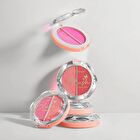 Two-Tone Mineral Blush Palette - 5 Types - 02# Cherry Blossom & Coral - 6g