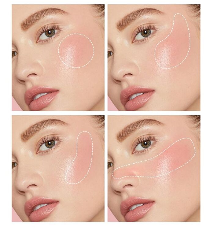 Temperature Variation Shimmer Cream Blusher - 3 Colors - 02# Pink- 5g