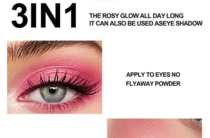 Temperature Variation Shimmer Cream Blusher - 3 Colors - 02# Pink- 5g