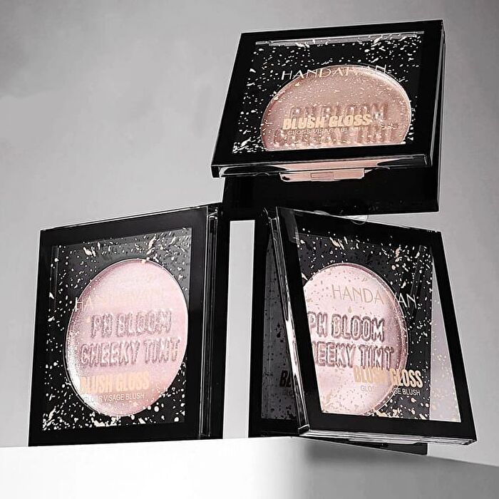 Temperature Variation Shimmer Cream Blusher - 3 Colors - 02# Pink- 5g