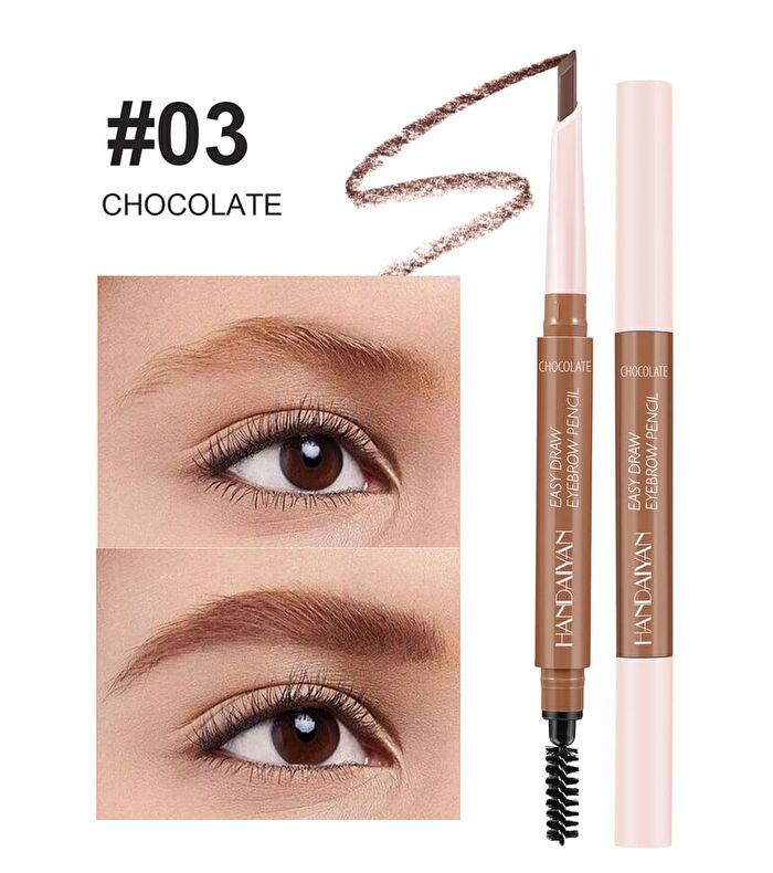 Ultra Slim Waterproof Eyebrow Pen - 3 Colors - 05# Dark Brown - 0.14g