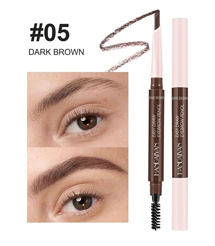 Ultra Slim Waterproof Eyebrow Pen - 3 Colors - 05# Dark Brown - 0.14g