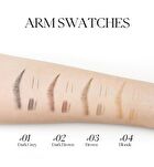 Joocyee Double Headed Eyebrow Pencil - 4 Colors - #01 Dark Grey