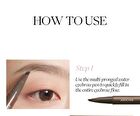 Joocyee Double Headed Eyebrow Pencil - 4 Colors - #01 Dark Grey
