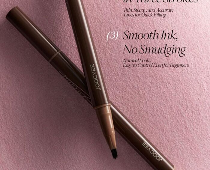 Joocyee Double Headed Eyebrow Pencil - 4 Colors - #01 Dark Grey