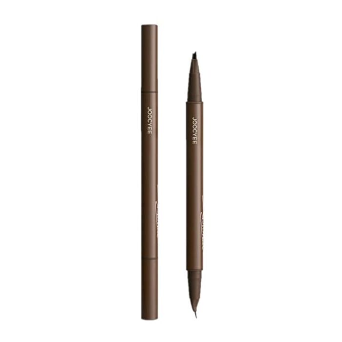 Joocyee Double Headed Eyebrow Pencil - 4 Colors - #01 Dark Grey
