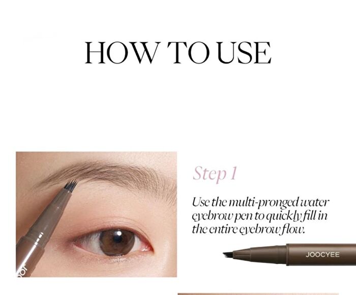 Joocyee Double Headed Eyebrow Pencil - 4 Colors - #03 Brown