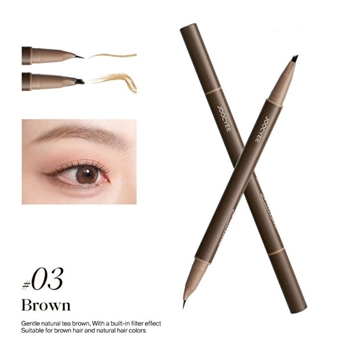Joocyee Double Headed Eyebrow Pencil - 4 Colors - #04 Blonde