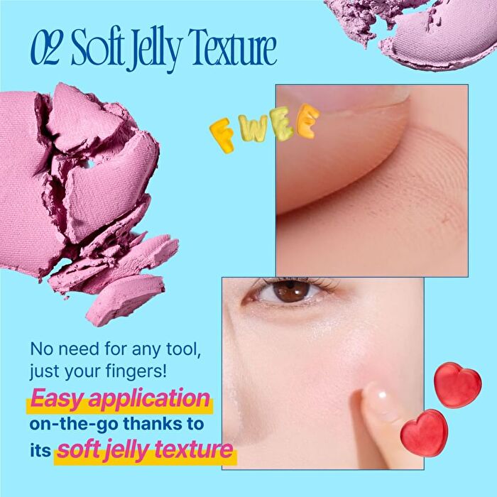 fwee Pocket Cheek Palette - 4 Types - #CP01 Pink&Soda