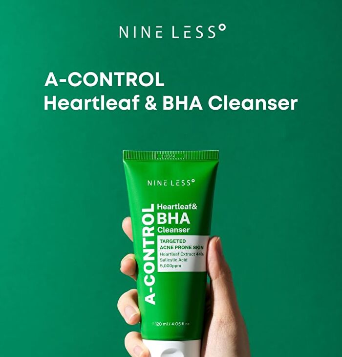 Nineless A-Control Heartleaf & BHA Cleanser Mini - 25ml
