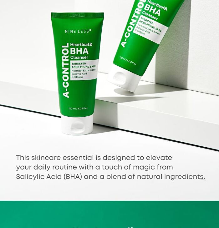 Nineless A-Control Heartleaf & BHA Cleanser Mini - 25ml