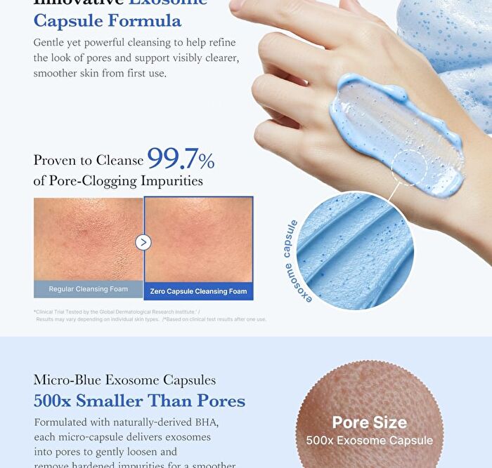 Zero Pore SA Clear Capsule Cleansing Foam - 120g
