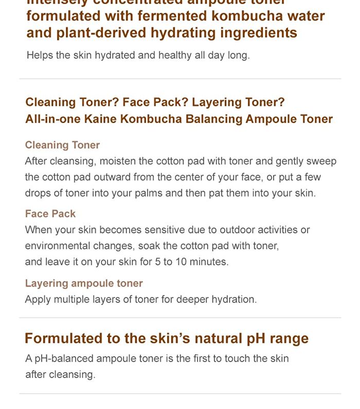 Kombu Balancing Ampoule Toner Mini - 30ml