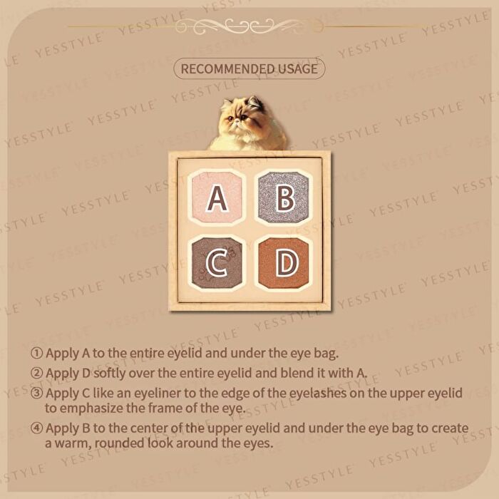 My Kitty Eyeshadow Palette - 07 American Shorthair