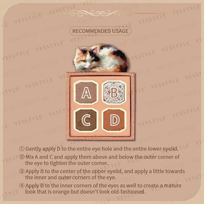 My Kitty Eyeshadow Palette - 07 American Shorthair