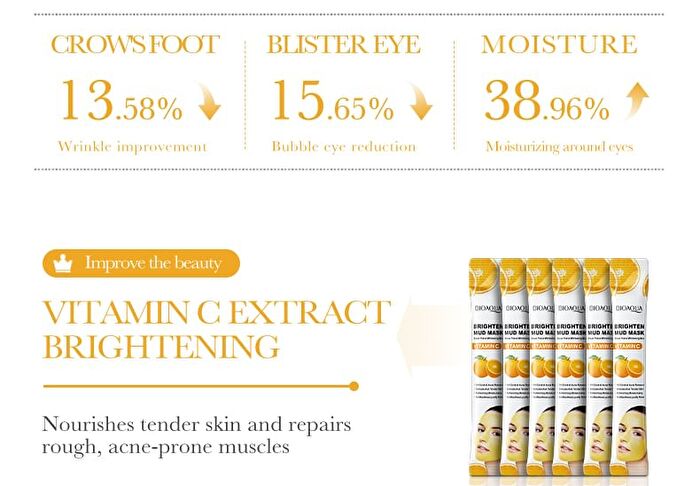 Bioaqua Vitamin C Brighten Mud Mask - #Vitamin C - 1pc