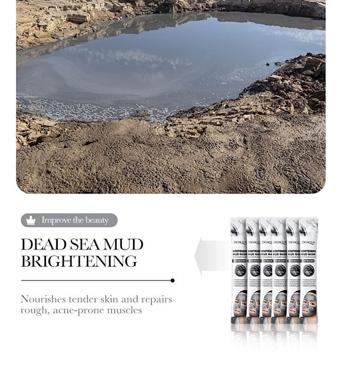 Bioaqua Dead Sea Mud Whitening Mud Mask - #Dead Sea Mud - 1pc