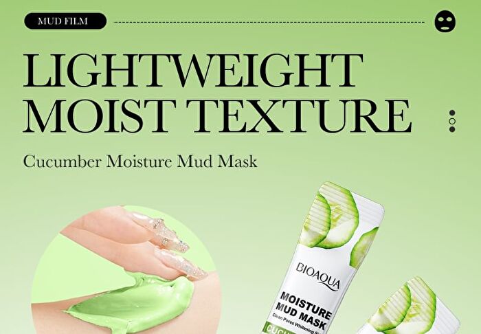 Bioaqua Cucumber Moisture Mud Mask - #Cucumber - 1pc