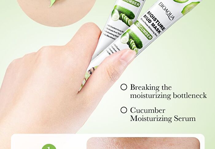 Bioaqua Cucumber Moisture Mud Mask - #Cucumber - 1pc