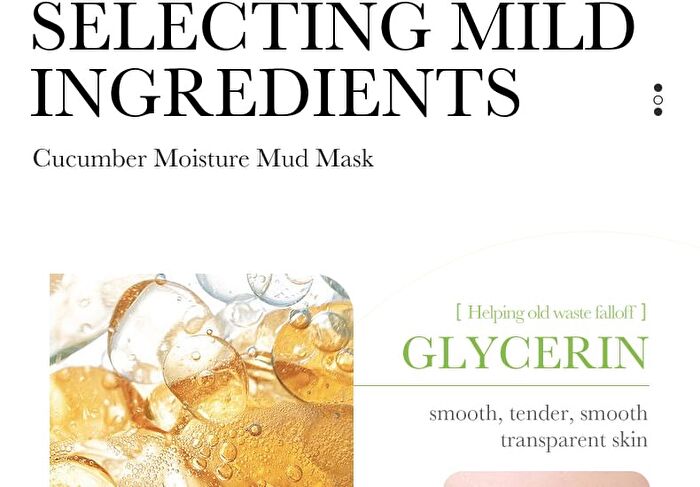 Bioaqua Cucumber Moisture Mud Mask - #Cucumber - 1pc