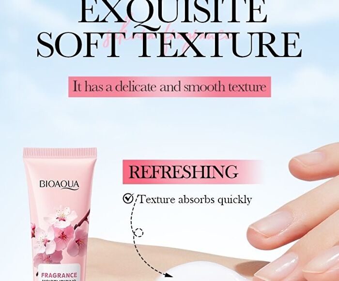 Bioaqua Fragrance Moisturising Sakura Hand Cream - #Hand Cream