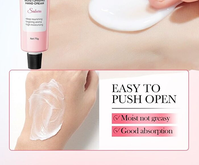 Bioaqua Fragrance Moisturising Sakura Hand Cream - #Hand Cream