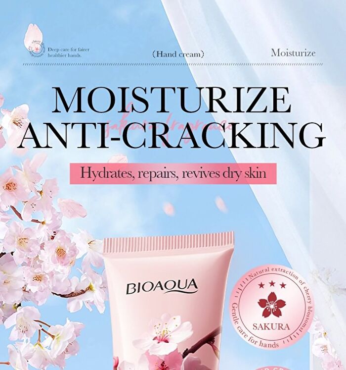 Bioaqua Fragrance Moisturising Sakura Hand Cream - #Hand Cream
