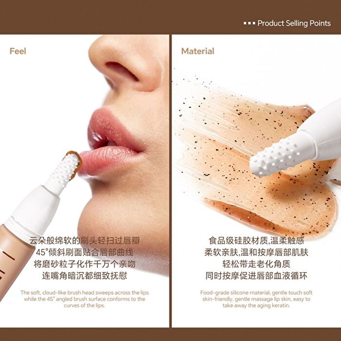 Derol 2 in 1 Mask and Brush Lip Scrub - #Lip Scrub
