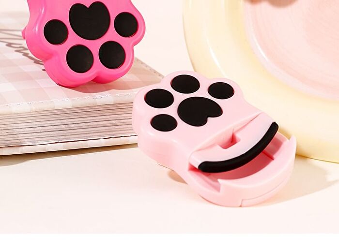 Mini Cat Paws Eyelash Curler - #Rose Red
