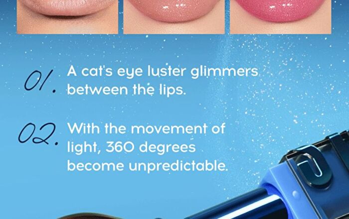 Cat Eye Marble Color Change Lipstick - 4 Colors - #01 EUPHORIA