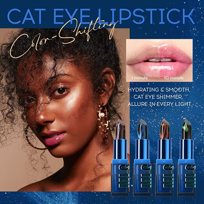 Cat Eye Marble Color Change Lipstick - 4 Colors - #01 EUPHORIA